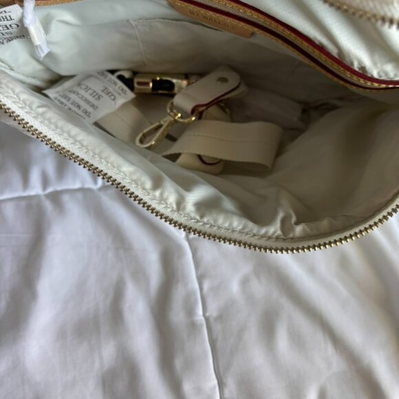 MZ Wallace Women's Crosby Crossbody Sling Bag Pearl Metallic $295. NEW NWT - Picture 4 of 5